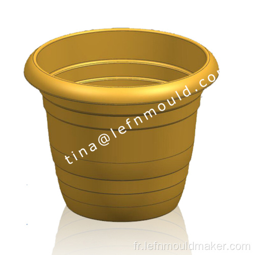 Moule de pots de fleurs Moule de pot de plante de jardin d&#39;injection plastique